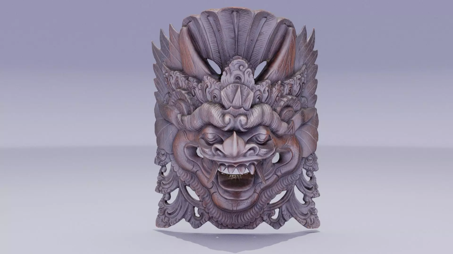 African Mask 05 high-poly 3D model_0