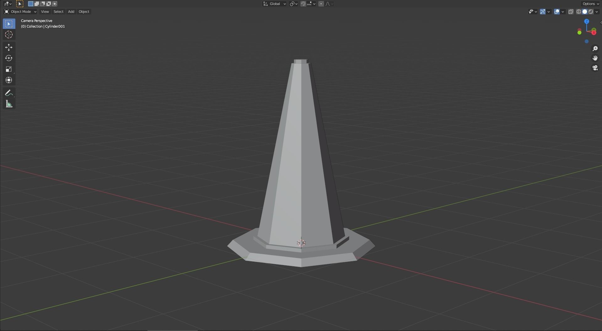 Traffic Cone Free low-poly 3D model_3