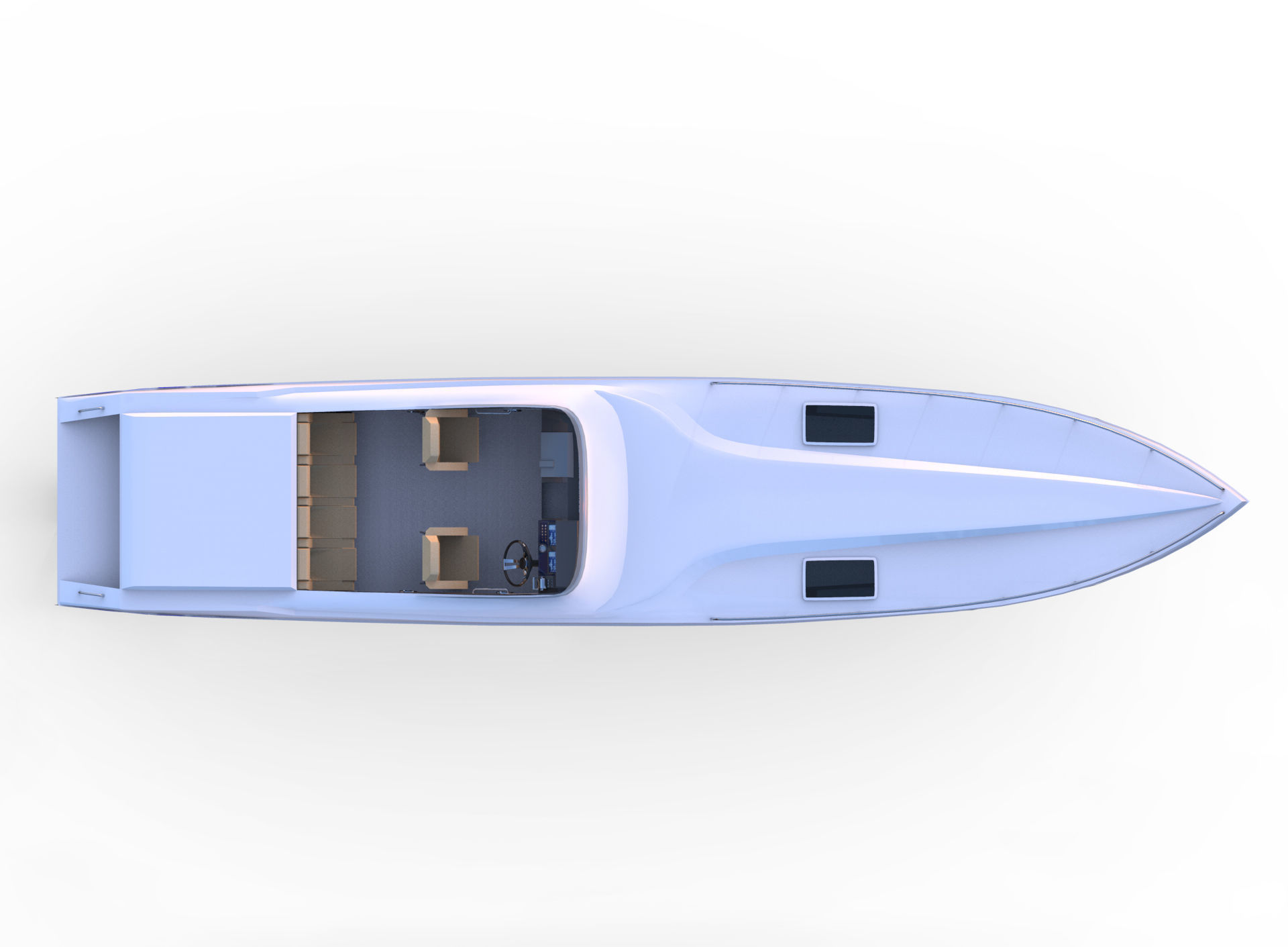 Black Thunder Boat 3D model_7