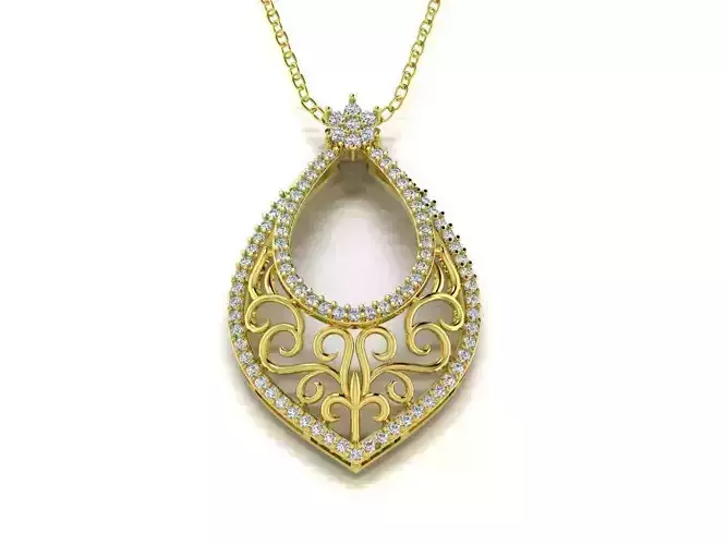 Diamond Jewelry Pendant