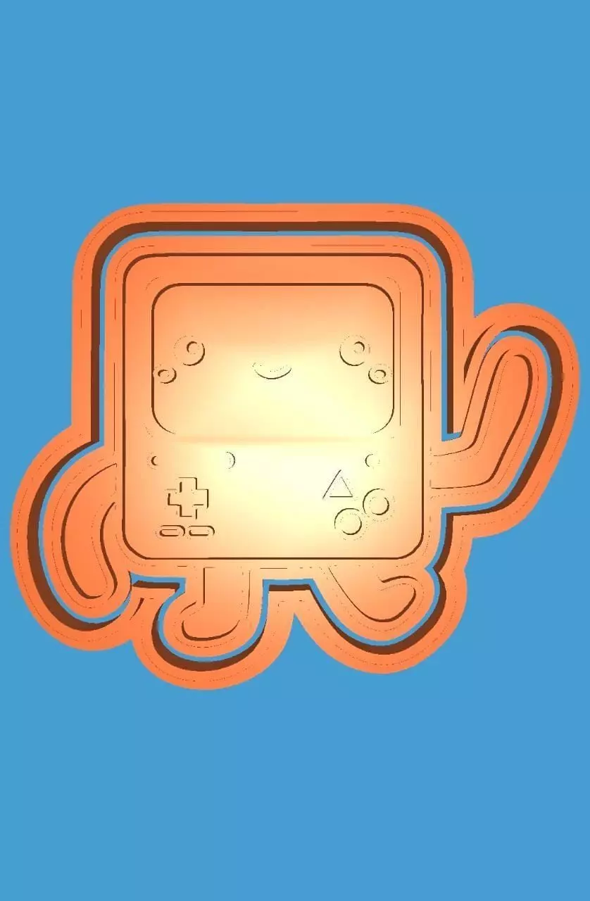 MakeIT Advanture Times Cookie Cutter BMO 3D model