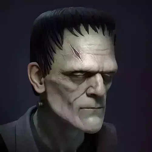 Frankenstein Monster Bust