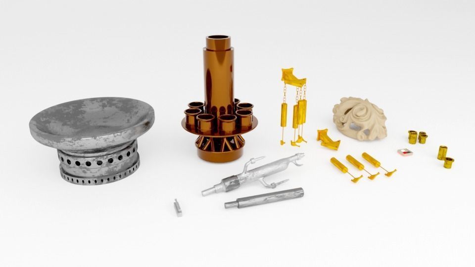 Jabbas Throne Room-Set 4a-Side Attributes 1-12 scale Blackseries 3D print model_4