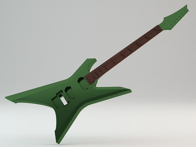 CNC Ready Ibanez Xiphos XPT700 Electric Guitar 3D print model