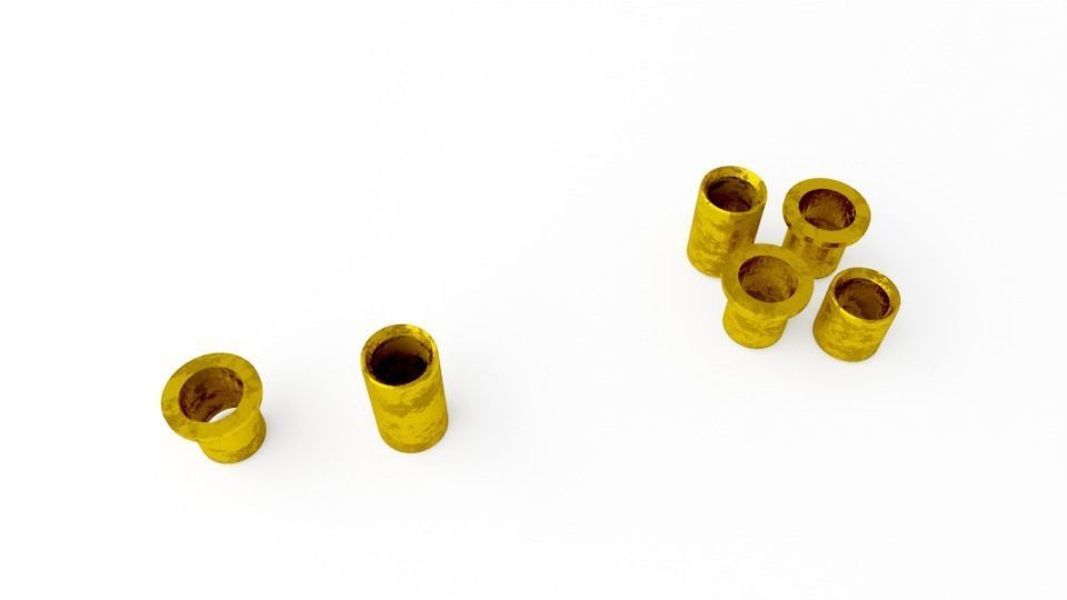 Jabbas Throne Room - Set 4a - Side Attributes 1-6 scale Hottoys 3D print model_5