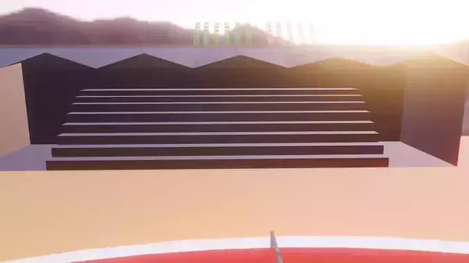 Sports ground 3D model Sports ground 3D model