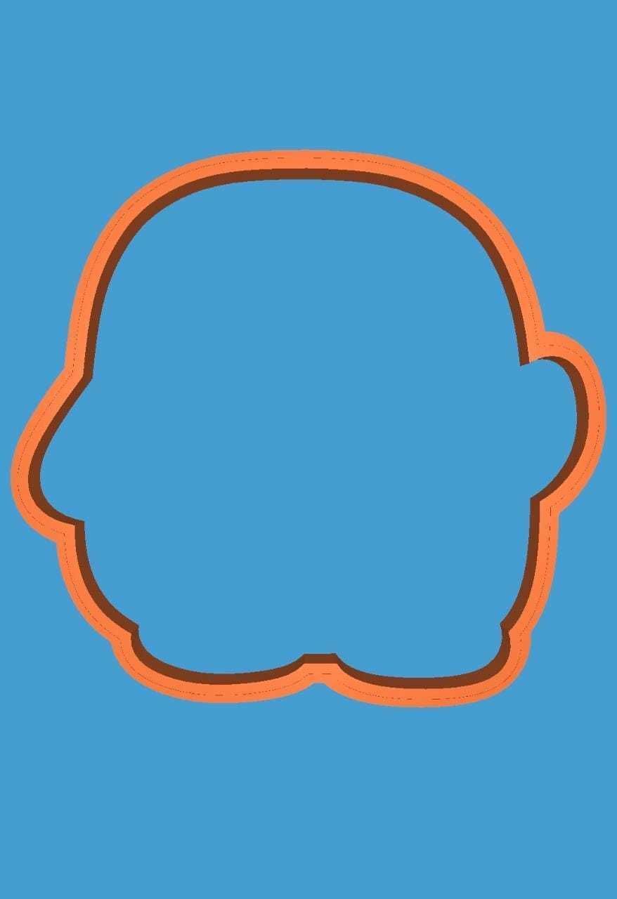 MakeIT Advanture Time Cookie Cutter Gunter With Frame 3D model_3