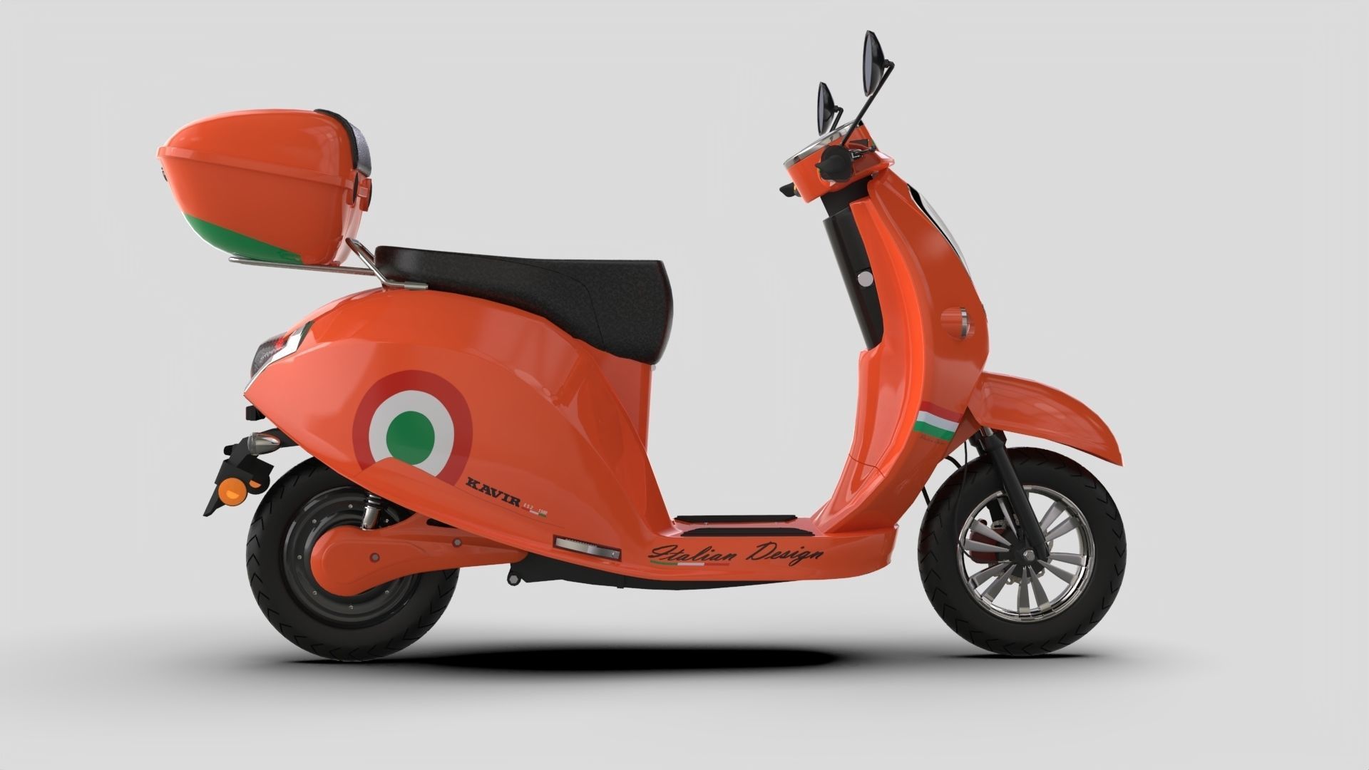 Vespa ES2 1500 Low-poly 3D model_4