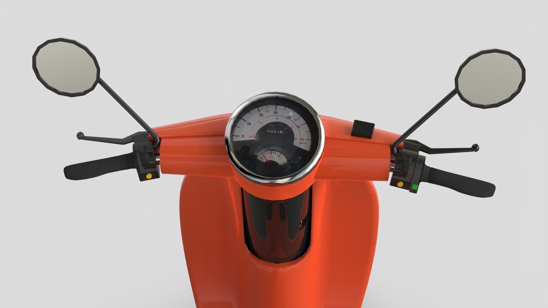 Vespa ES2 1500 Low-poly 3D model_5