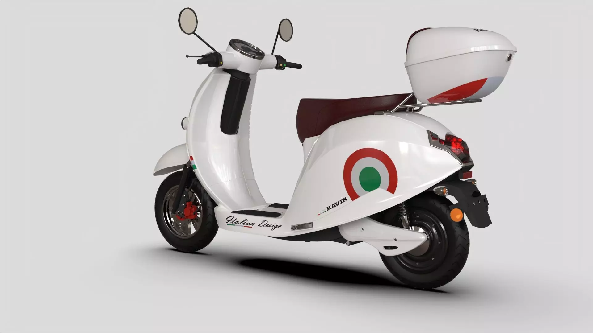 Vespa ES2 1500 Low-poly 3D model_0