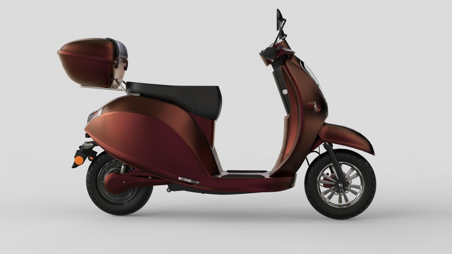 Vespa ES2 1500 Low-poly 3D model_6