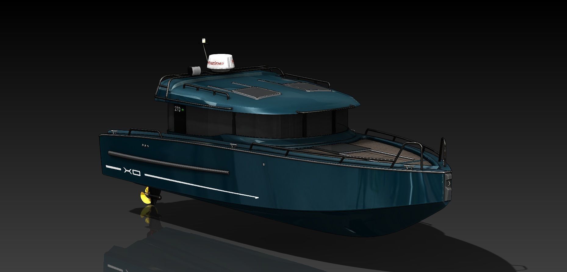 XO 270 FC Inboard 3D model_4