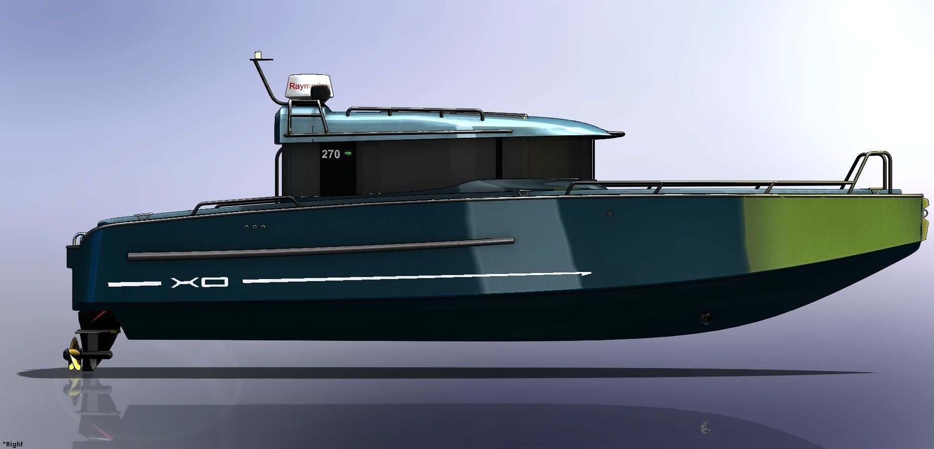 XO 270 FC Inboard 3D model_5