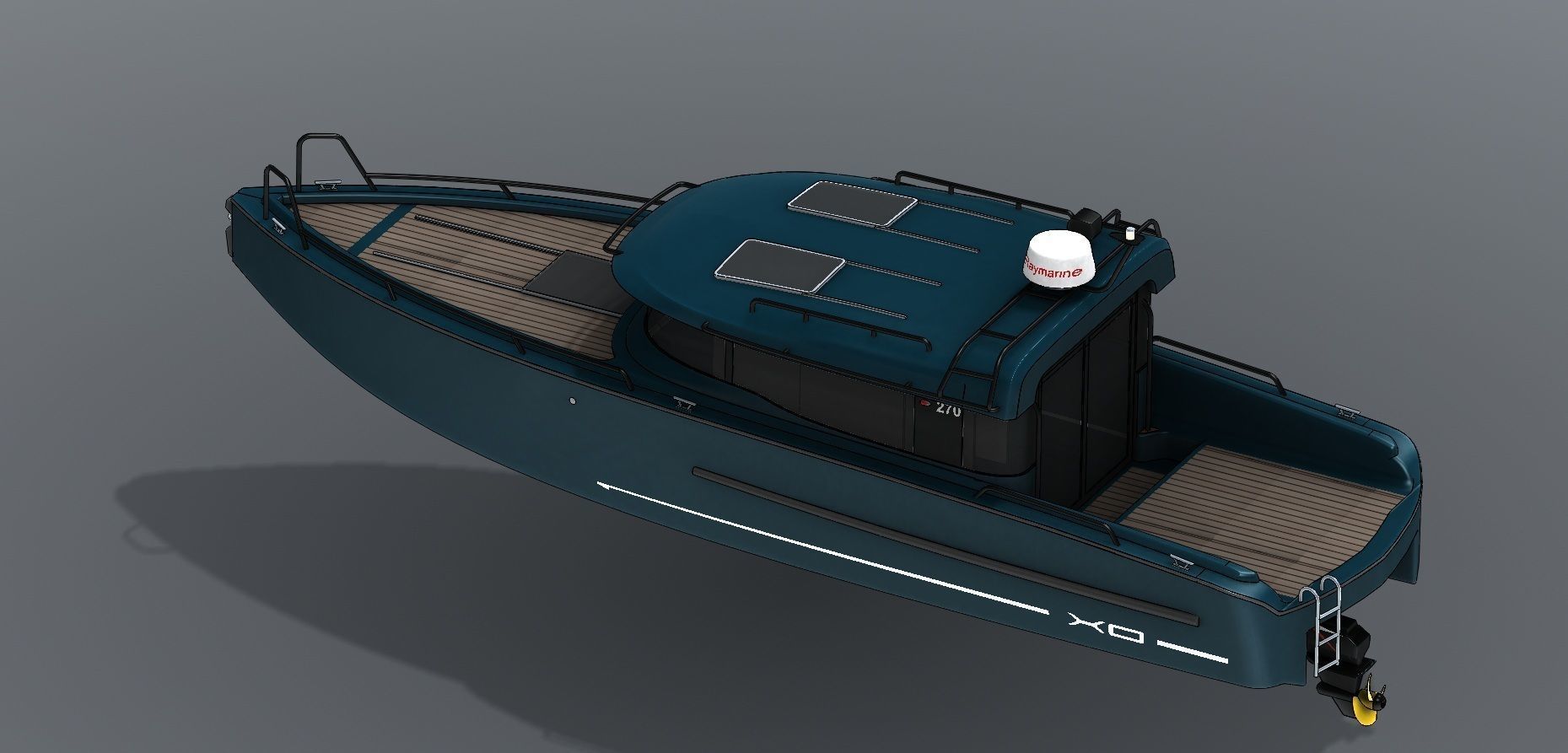 XO 270 FC Inboard 3D model_9