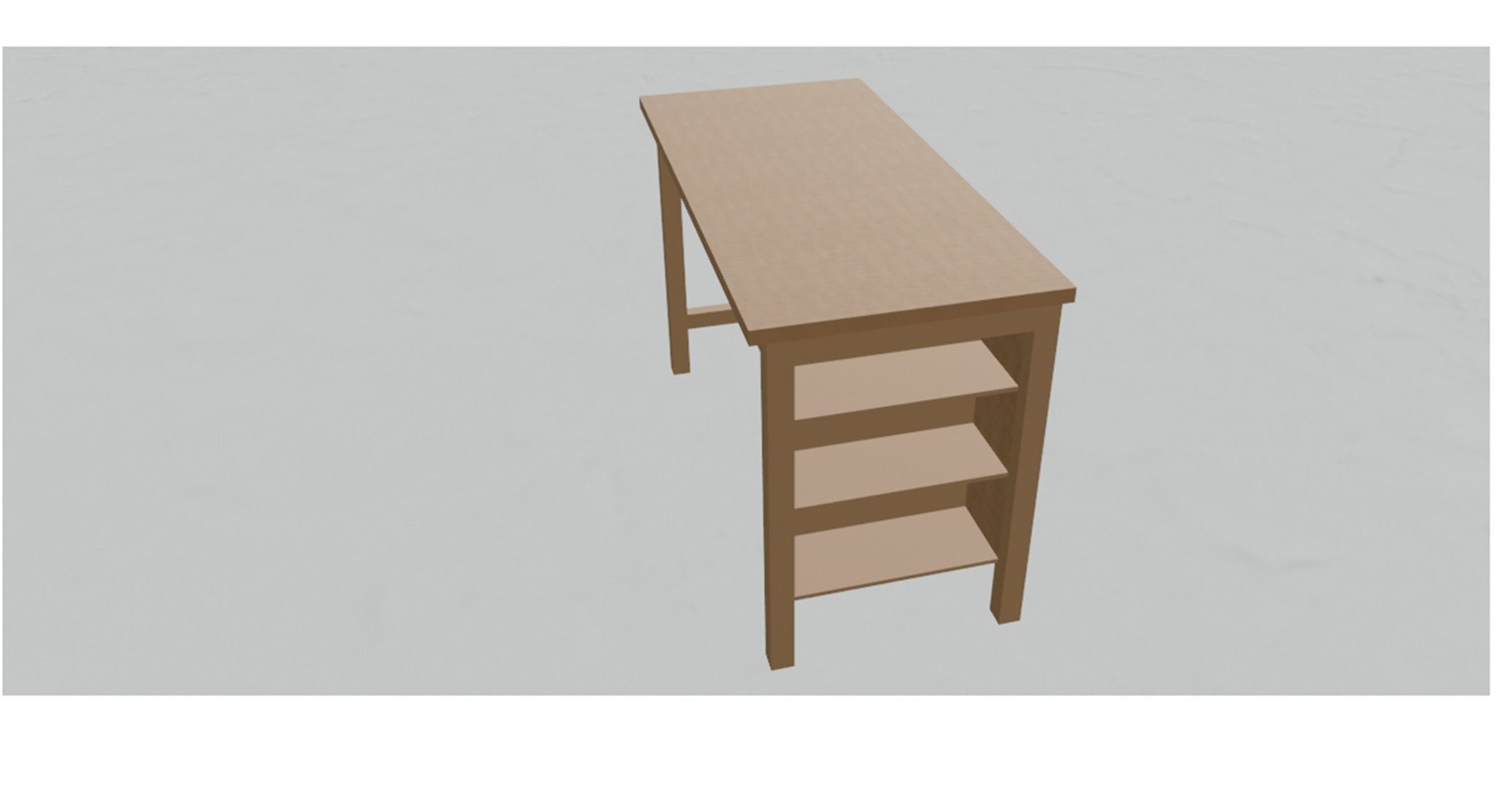 Room Table  3D model_5