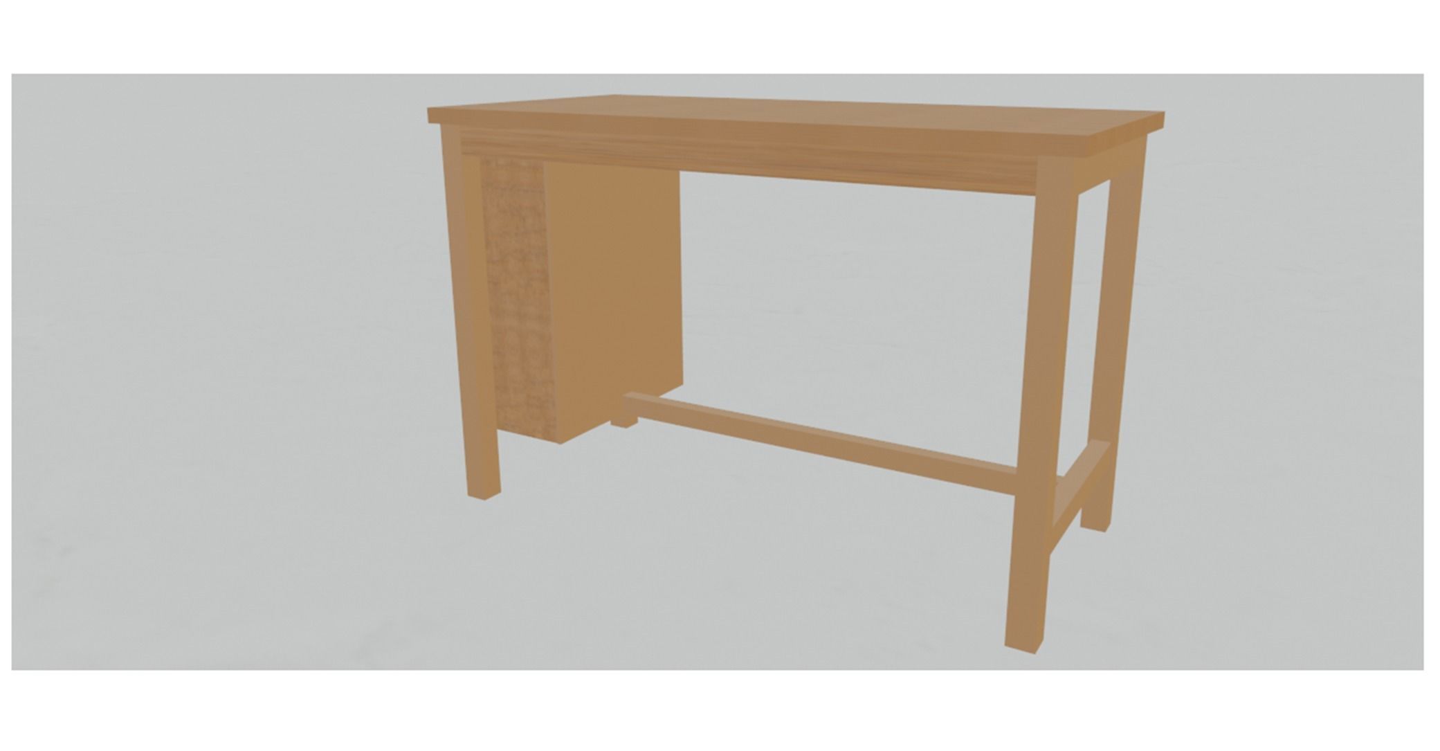 Room Table  3D model_1
