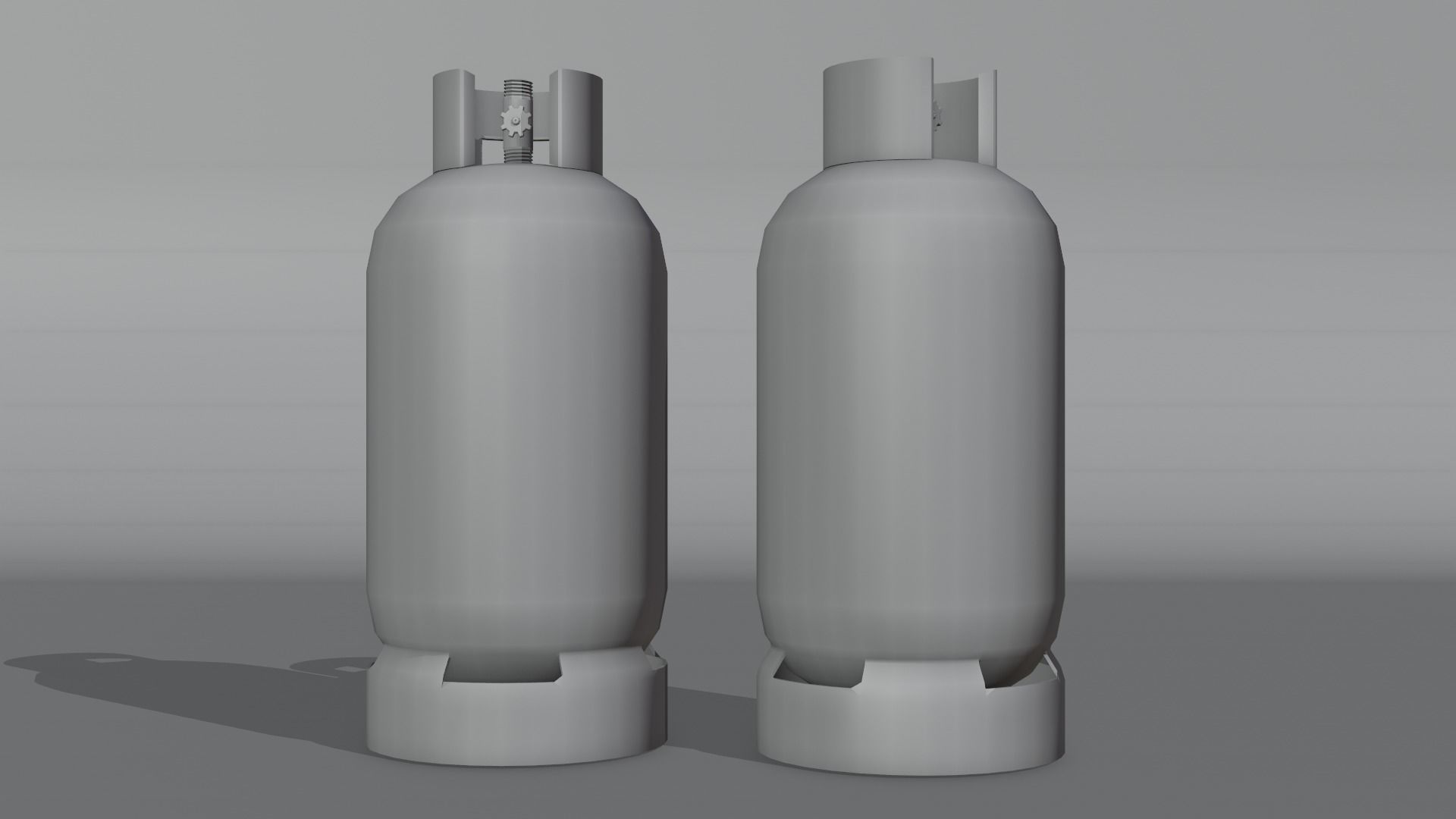 GameReady Gas Tank Collection - Rusty and Regular Low-poly 3D model_11