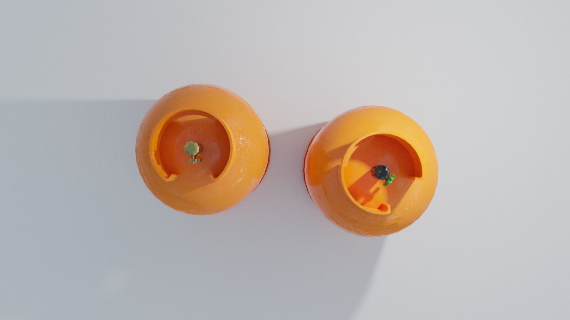 GameReady Gas Tank Collection - Rusty and Regular Low-poly 3D model_7