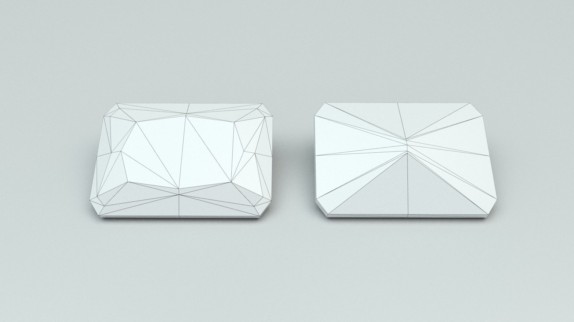 Jewelry two sapphires 3D model_10