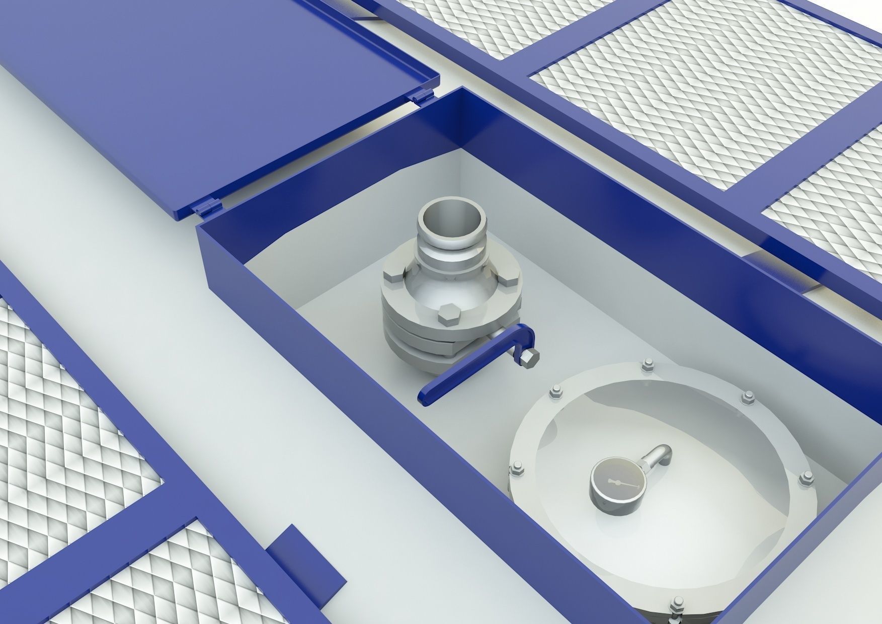 container tank 3d model 3D model_3