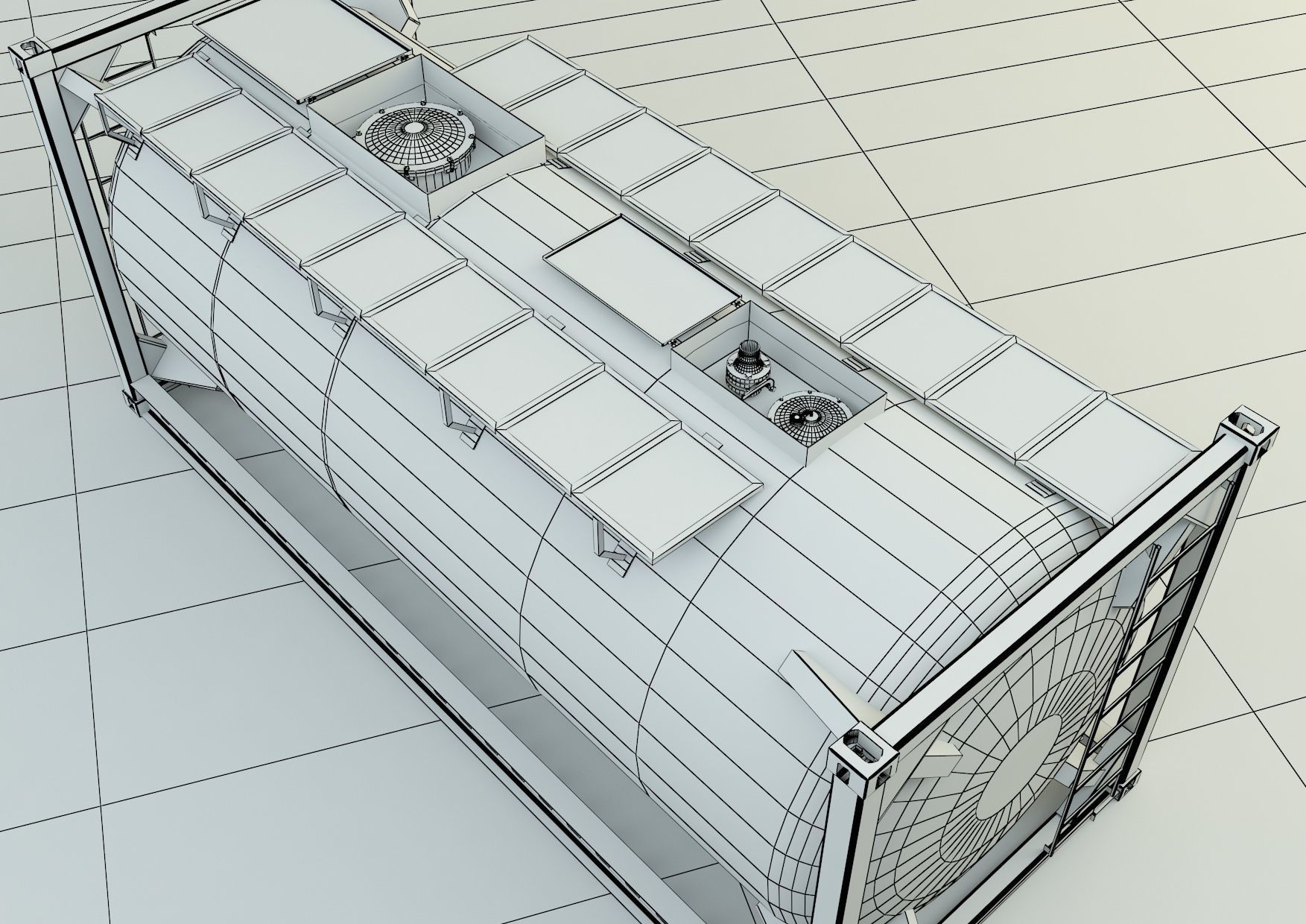 container tank 3d model 3D model_5