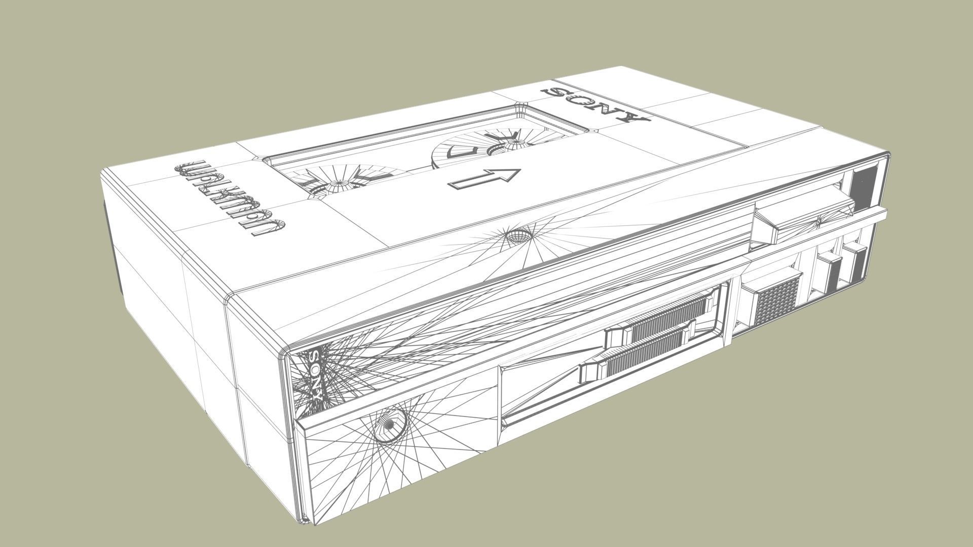 Sony TPS Walkman  3D model_8