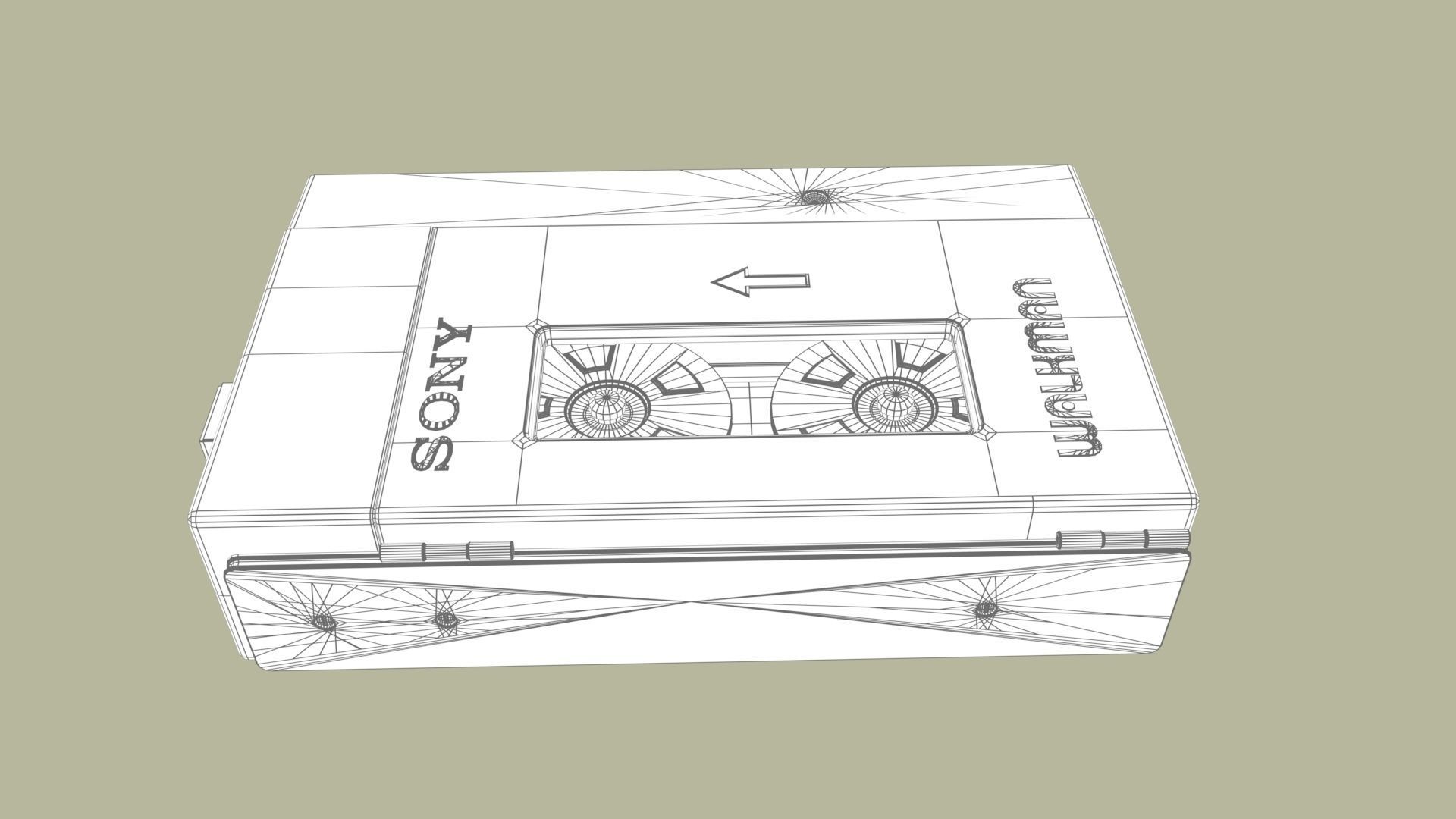 Sony TPS Walkman  3D model_6