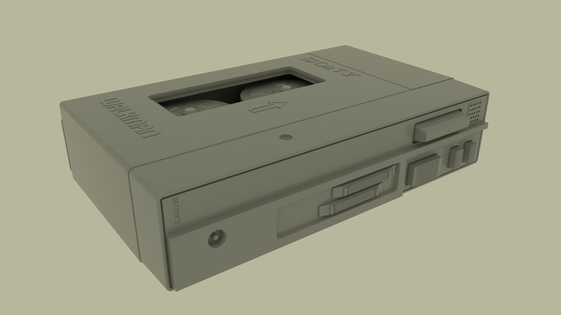 Sony TPS Walkman  3D model_5