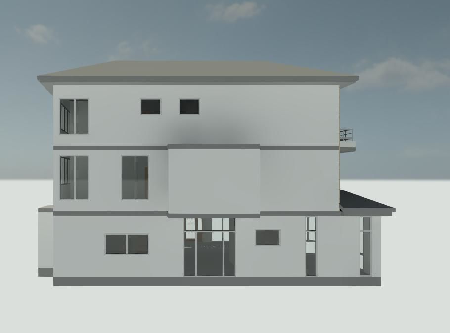 simple 3d house  3D print model_5