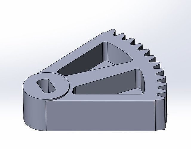 Xerox Gear 60T Tray 1-2 807E25201 3D print model