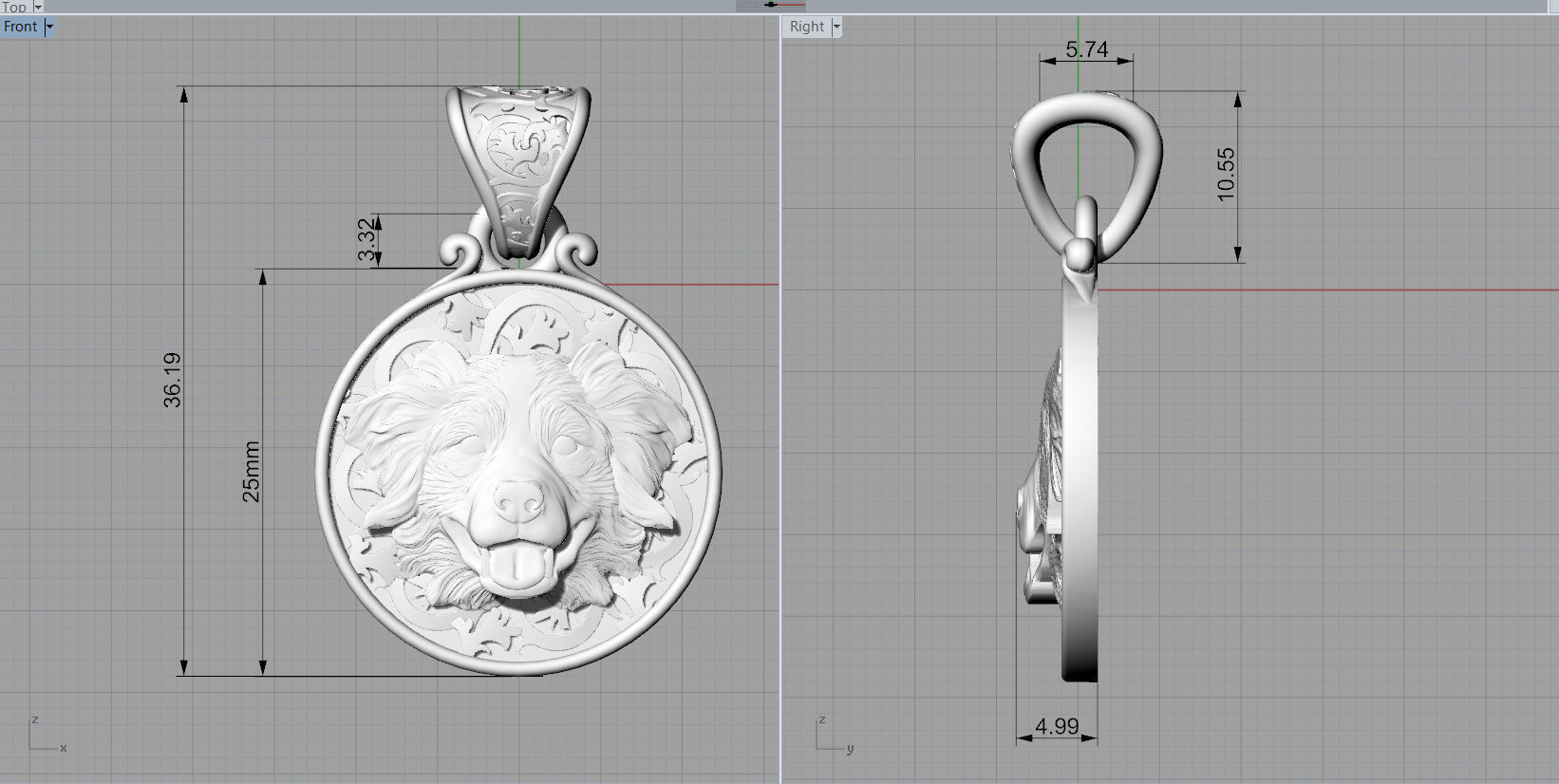 DOG PENDATS COLLECTION BEST FRIEND 12 BREEDS 3D PRINTBLE _21