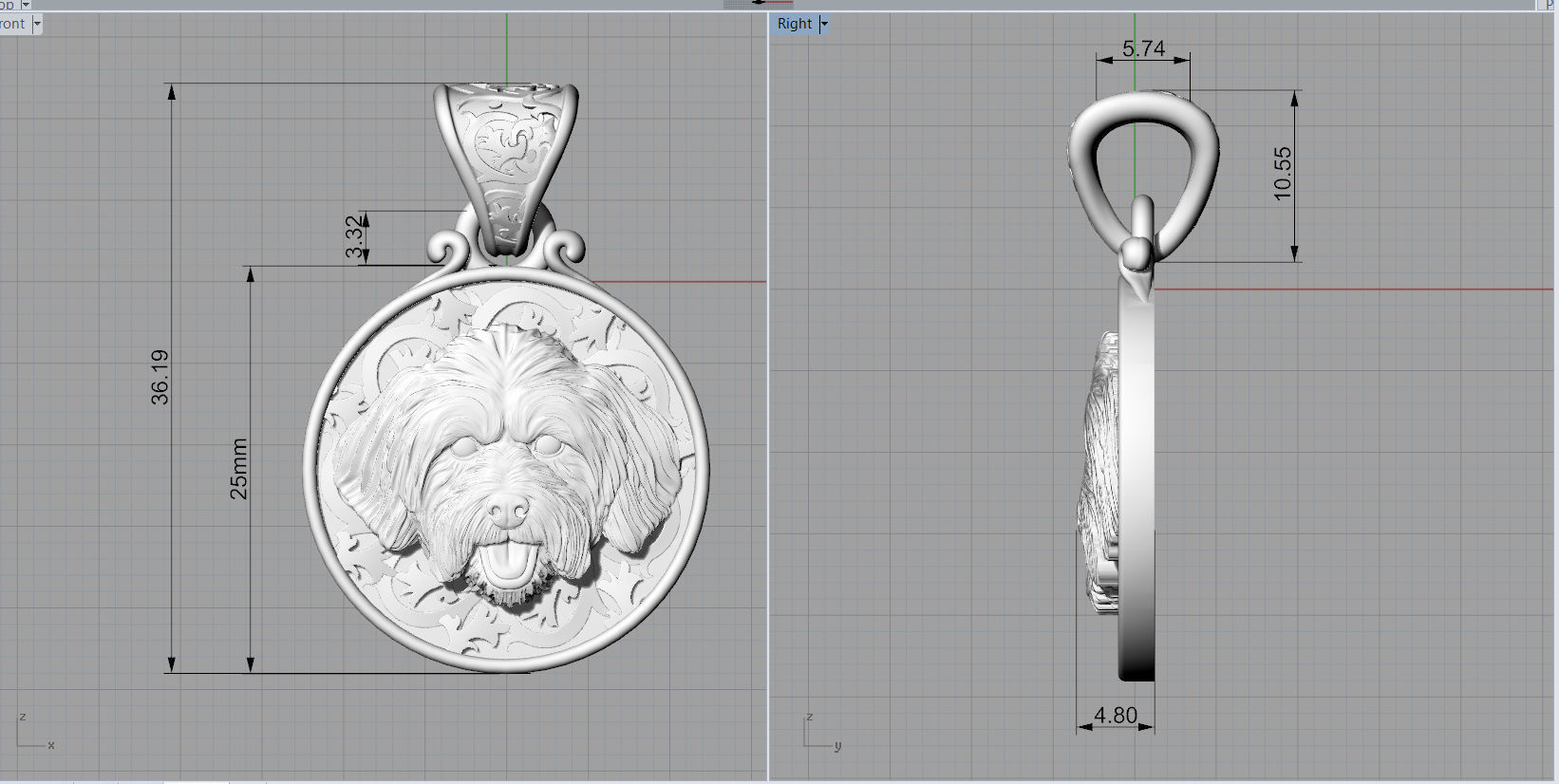 DOG PENDATS COLLECTION BEST FRIEND 12 BREEDS 3D PRINTBLE _64