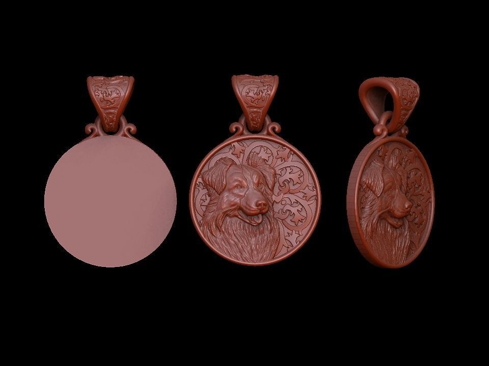 DOG PENDATS COLLECTION BEST FRIEND 12 BREEDS 3D PRINTBLE _25