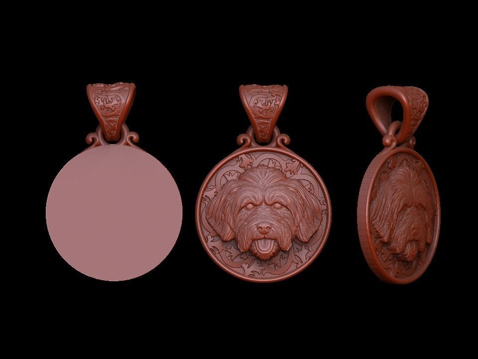 DOG PENDATS COLLECTION BEST FRIEND 12 BREEDS 3D PRINTBLE _62