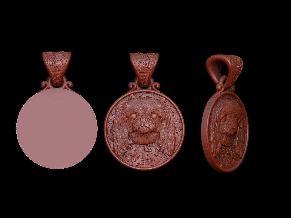 DOG PENDATS COLLECTION BEST FRIEND 12 BREEDS 3D PRINTBLE _68