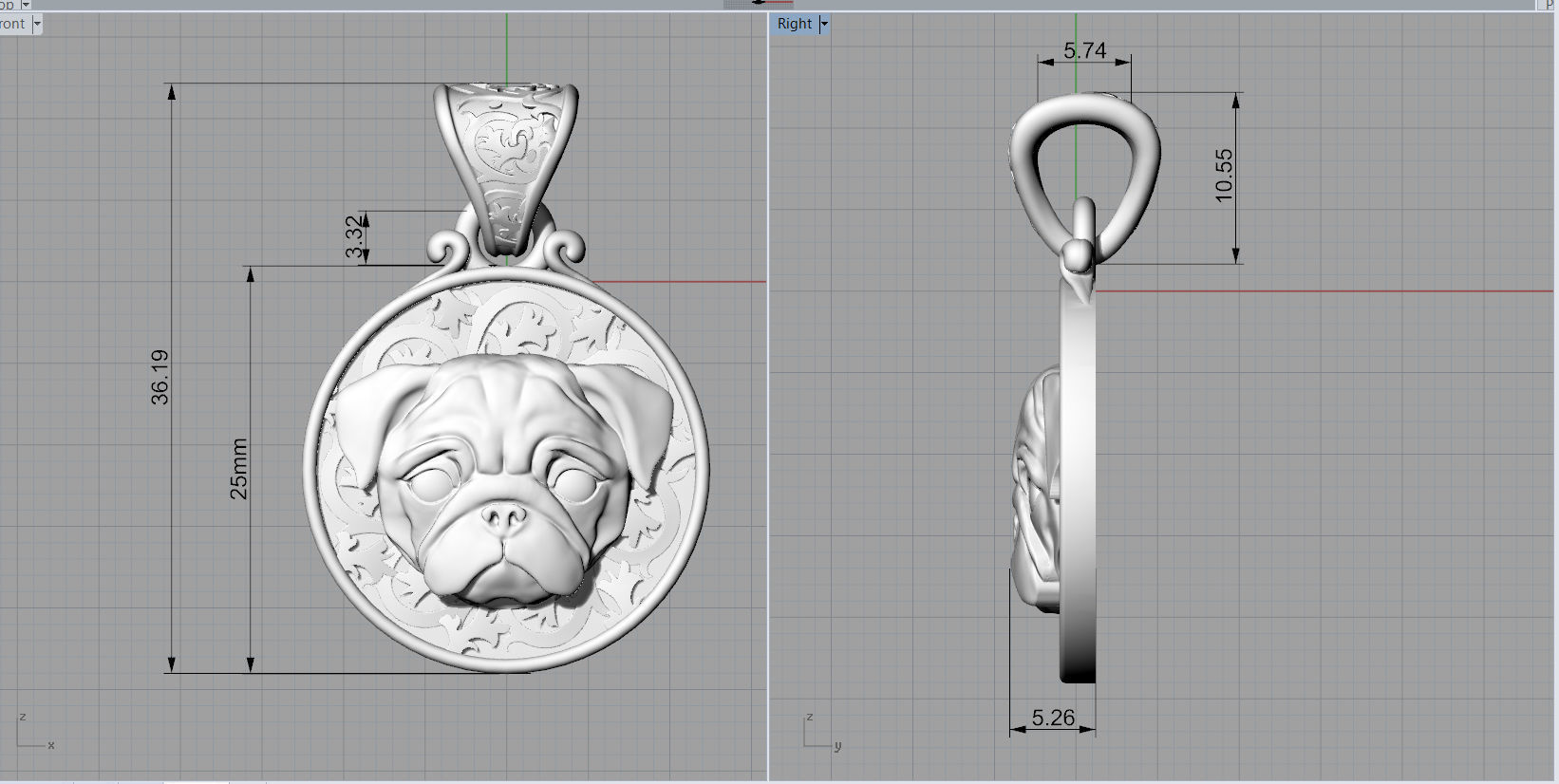 DOG PENDATS COLLECTION BEST FRIEND 12 BREEDS 3D PRINTBLE _85