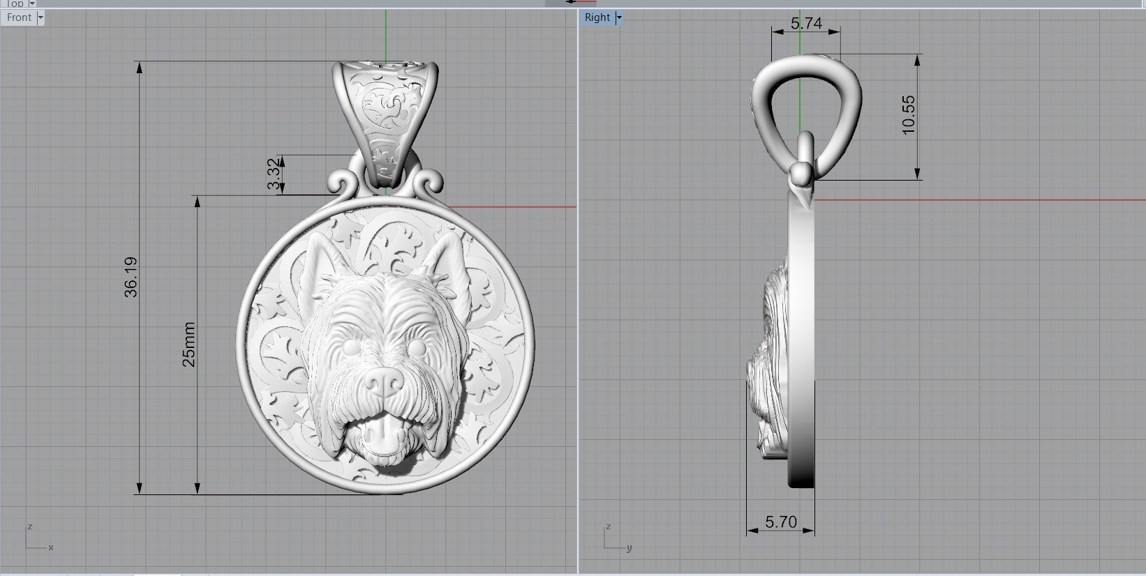 DOG PENDATS COLLECTION BEST FRIEND 12 BREEDS 3D PRINTBLE _99