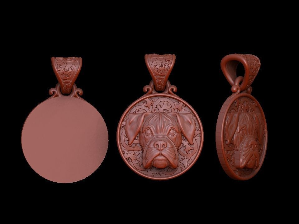 DOG PENDATS COLLECTION BEST FRIEND 12 BREEDS 3D PRINTBLE _34