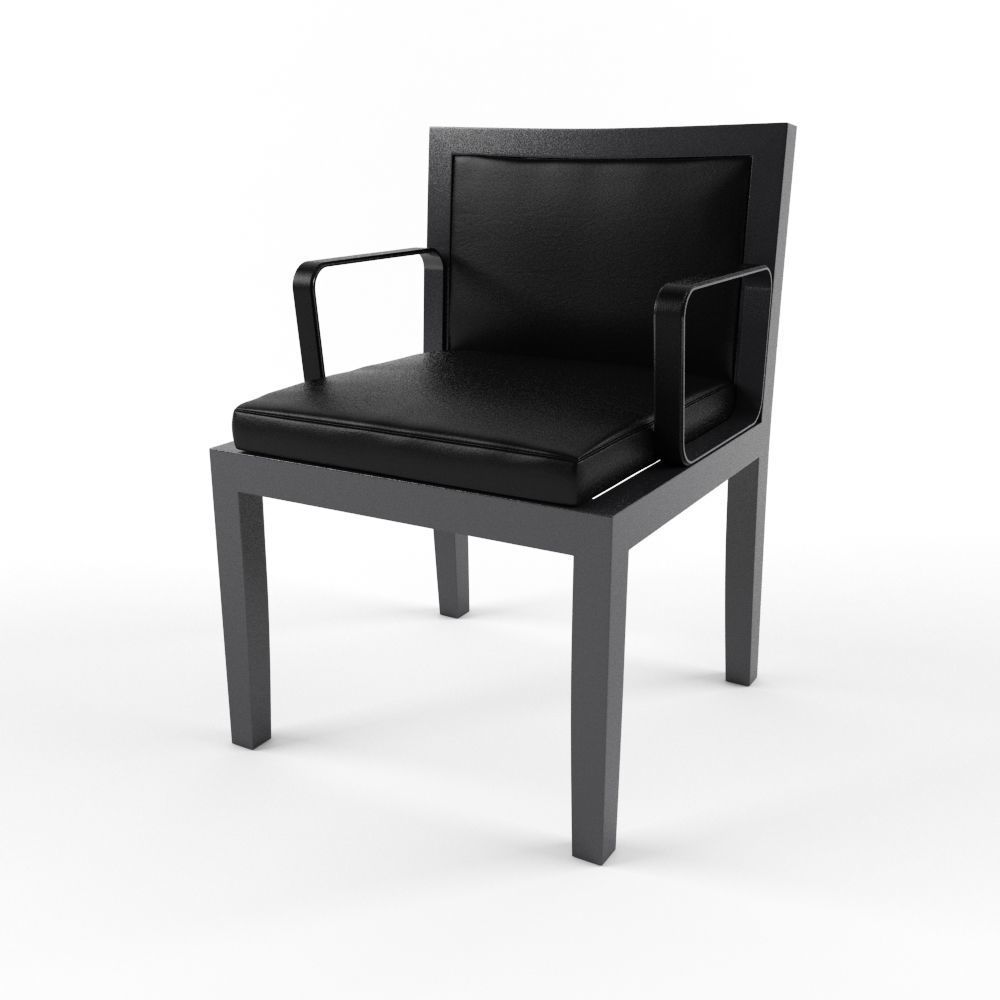 Cravache Arm Chair 3D model_1
