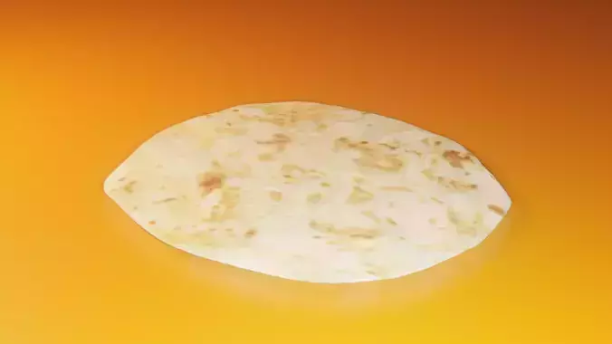 Turkish pancake bazlama taco