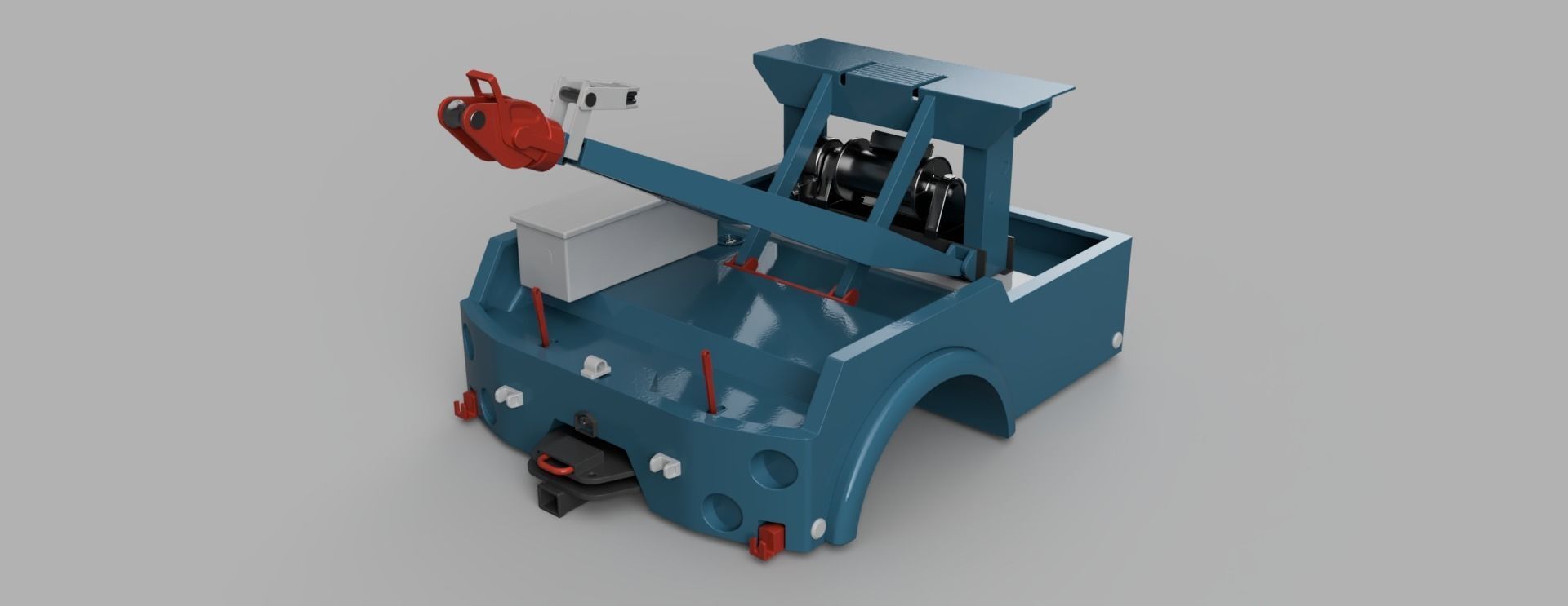 Industrial wrecker parts 3D model 3D model_2