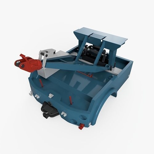 Industrial wrecker parts 3D model 3D model