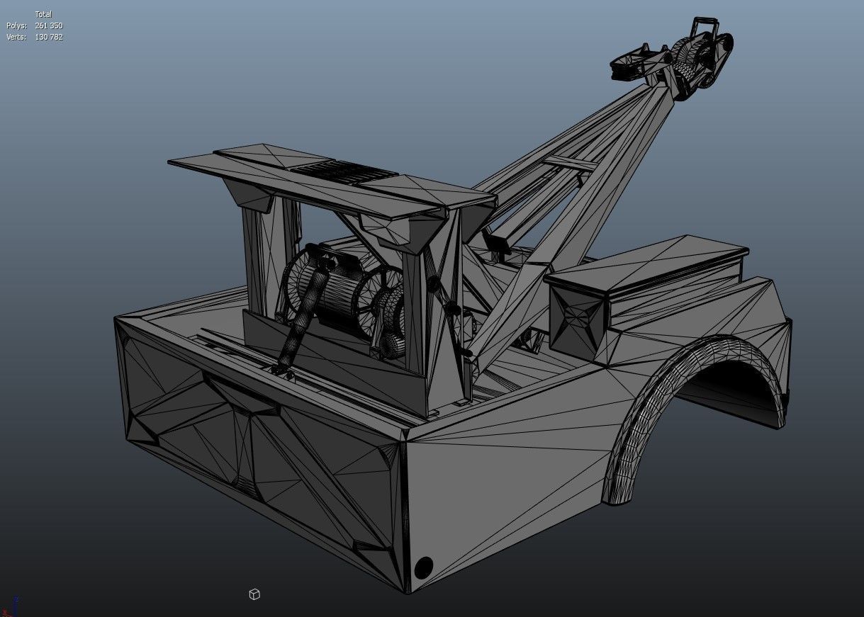 Industrial wrecker parts 3D model 3D model_19