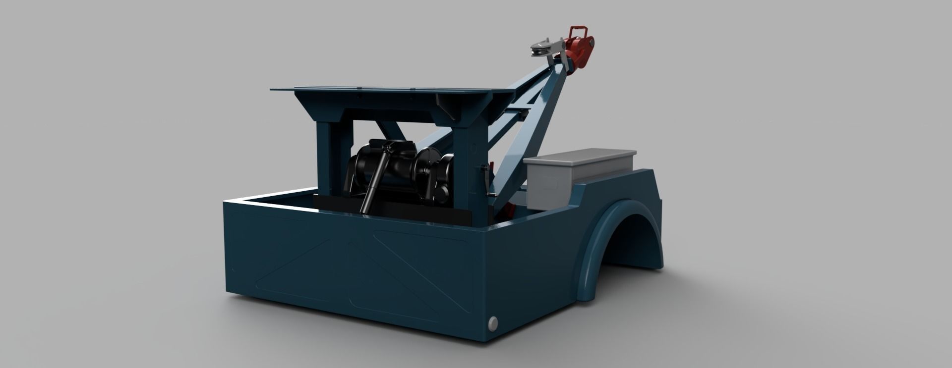 Industrial wrecker parts 3D model 3D model_4