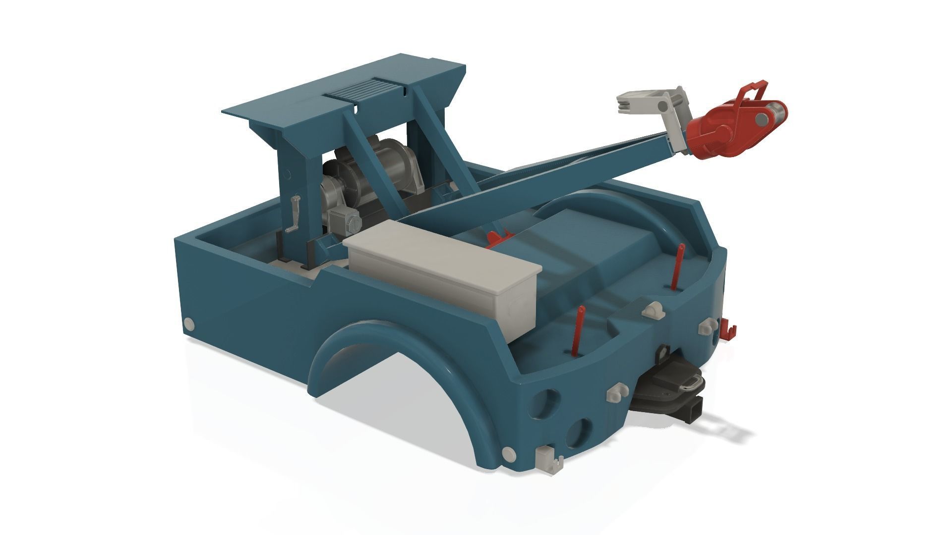 Industrial wrecker parts 3D model 3D model_14