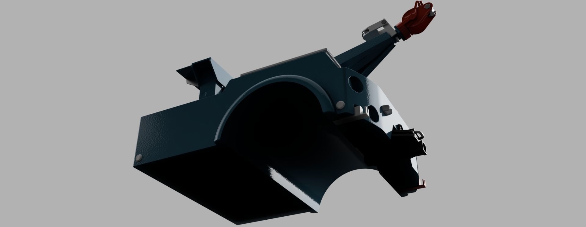 Industrial wrecker parts 3D model 3D model_7