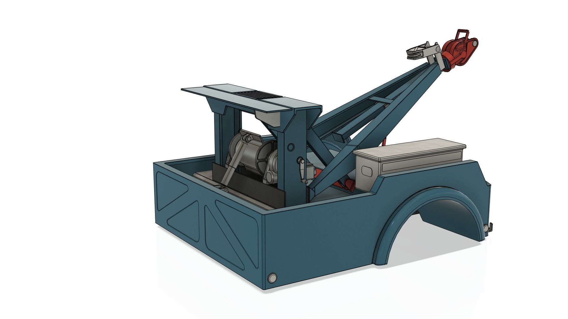 Industrial wrecker parts 3D model 3D model_10