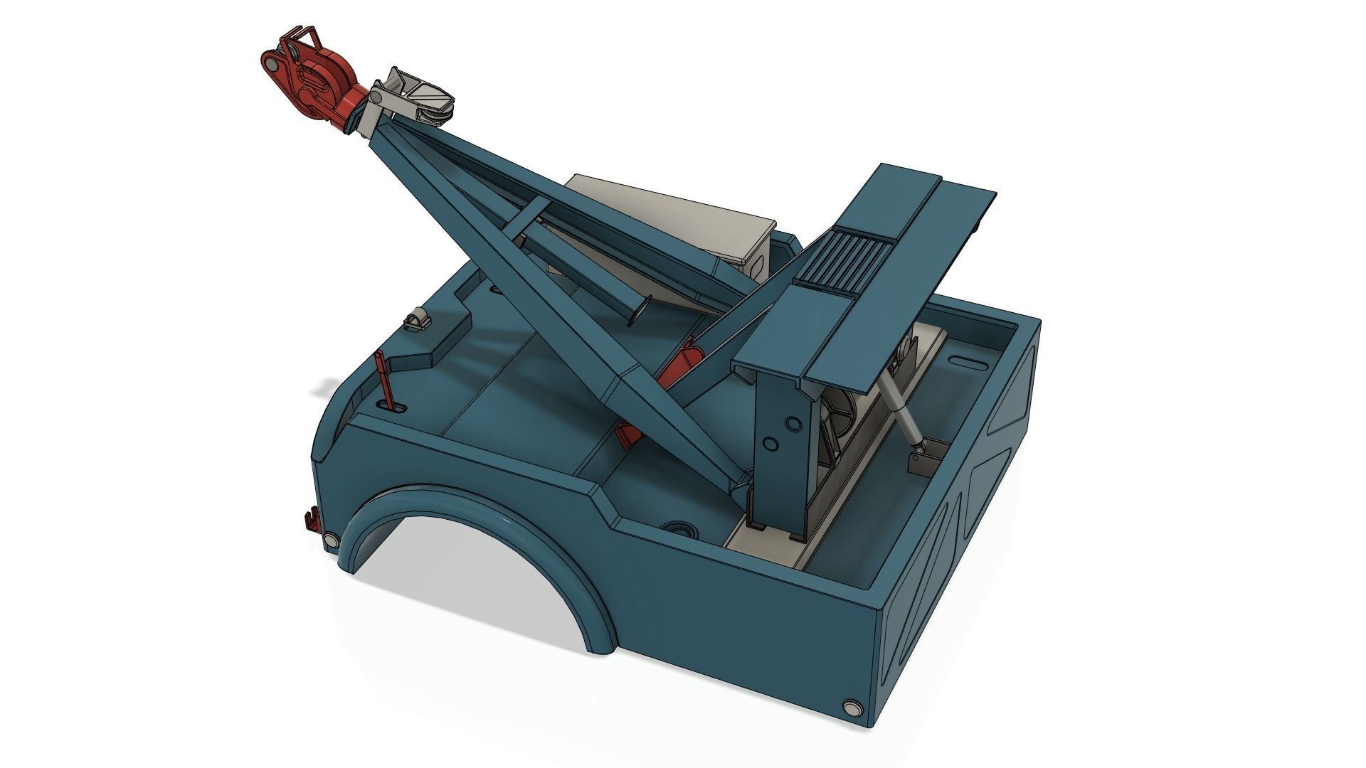 Industrial wrecker parts 3D model 3D model_11