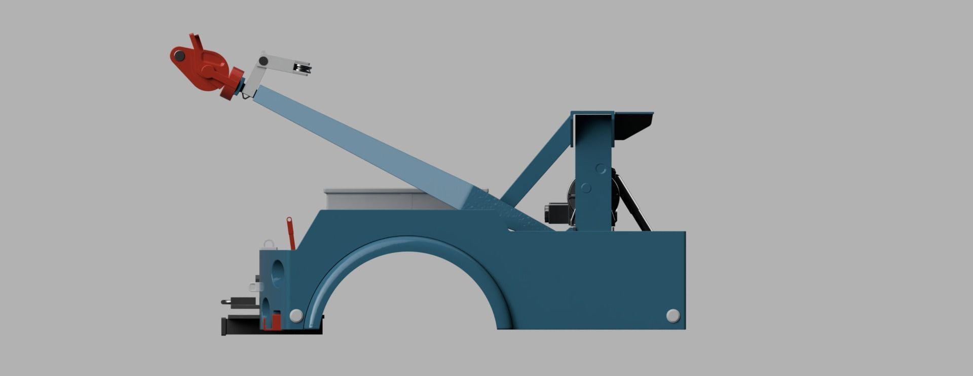 Industrial wrecker parts 3D model 3D model_9