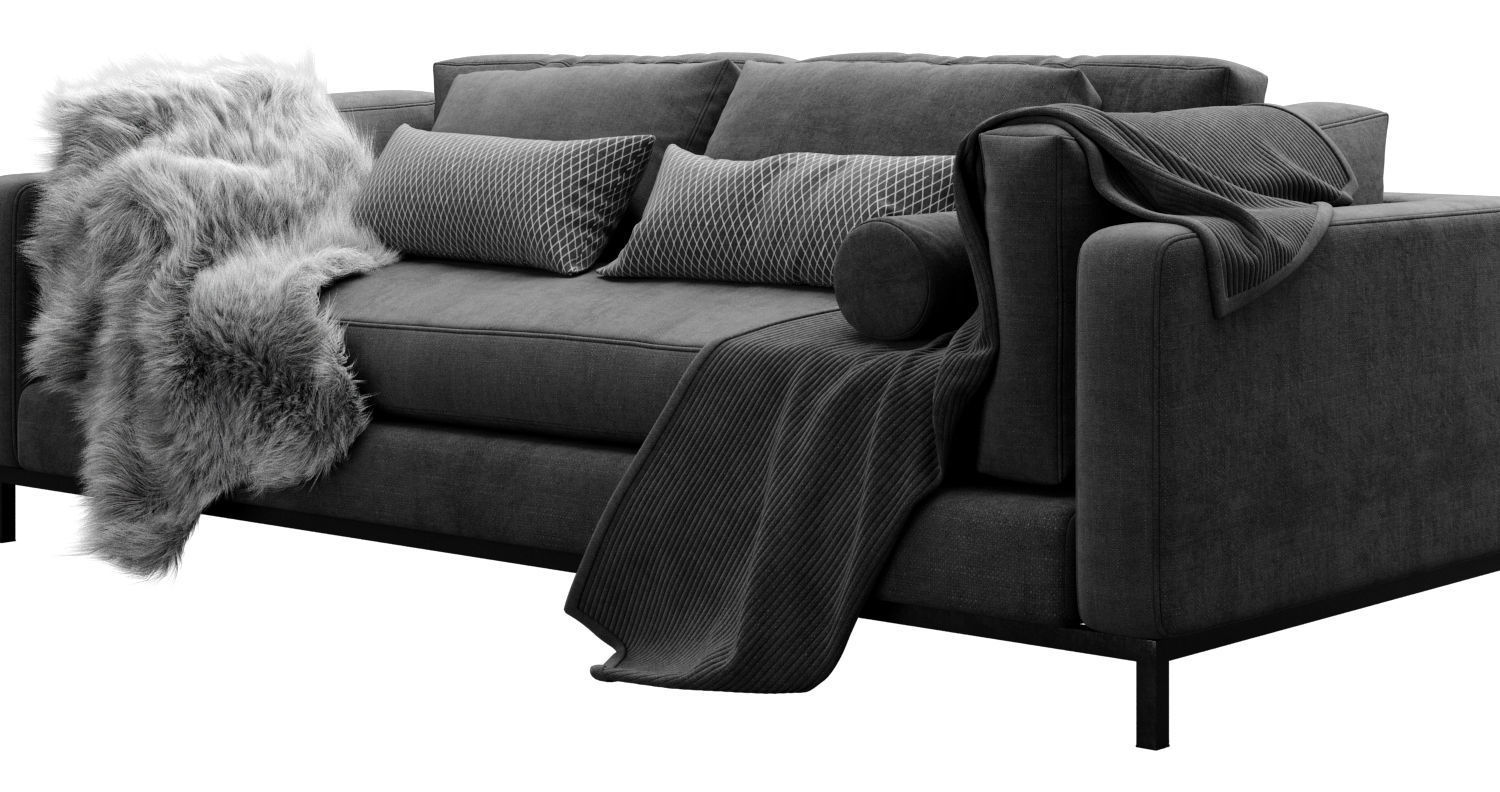 Four Hands Grammercy Sofa Bennett Moon 3D model_6